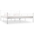 Miniatyrbillede 1 af 6: vidaXL sengestel 180x200 cm metal hvid change1