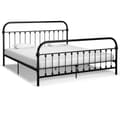 Miniatyrbillede 1 af 6: vidaXL sengestel 180x200 cm metal sort change1