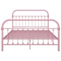 Miniatyrbillede 3 af 7: vidaXL sengestel 120x200 cm metal pink change1