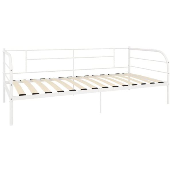 vidaXL stel til daybed 90x200 cm metal hvid