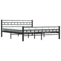 Miniatyrbillede 3 af 10: vidaXL sengestel 160 x 200 cm stål sort change1