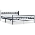 Miniatyrbillede 1 af 10: vidaXL sengestel 160 x 200 cm stål sort change1