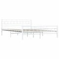 Miniatyrbillede 4 af 10: vidaXL sengestel 160 x 200 cm metal hvid change1