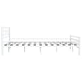 Miniatyrbillede 6 af 10: vidaXL sengestel 160 x 200 cm metal hvid change1