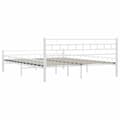 Miniatyrbillede 7 af 10: vidaXL sengestel 160 x 200 cm metal hvid change1