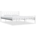 Miniatyrbillede 1 af 10: vidaXL sengestel 160 x 200 cm metal hvid change1