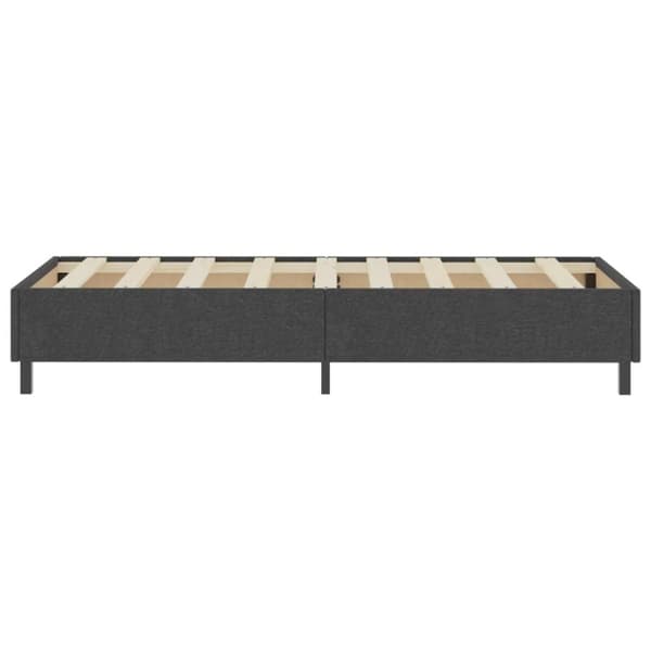 vidaXL sengestel til boxmadras 90x200 cm stof grå change1