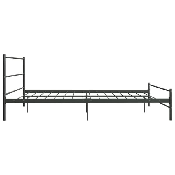 vidaXL sengestel 180 x 200 cm metal grå change1
