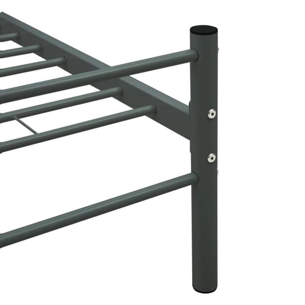 vidaXL sengestel 180 x 200 cm metal grå change1