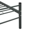 Miniatyrbilde 5 av 7: vidaXL Seng/Sengeramme grå metall 180x200 cm change1