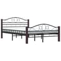 Miniatyrbilde 3 av 10: vidaXL Seng/Sengeramme svart metall 120x200 cm change1
