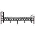 Miniatyrbilde 6 av 10: vidaXL Seng/Sengeramme svart metall 120x200 cm change1