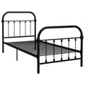 Miniatyrbilde 2 av 6: vidaXL Seng/Sengeramme svart metall 90x200 cm change1