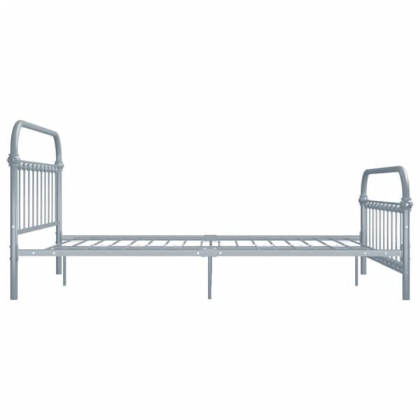 vidaXL sengestel 160x200 cm metal grå change1