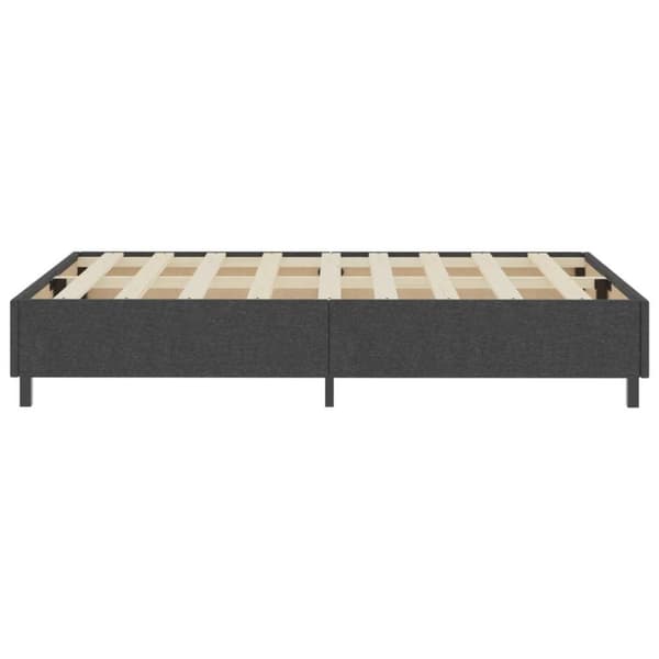 vidaXL sengestel til boxmadras 120x200 cm stof grå change1