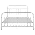 Miniatyrbillede 3 af 7: vidaXL sengestel 140x200 cm metal hvid change1
