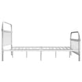 Miniatyrbillede 4 af 7: vidaXL sengestel 140x200 cm metal hvid change1