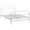 Miniatyrbillede 2 af 7: vidaXL sengestel 140x200 cm metal hvid change1