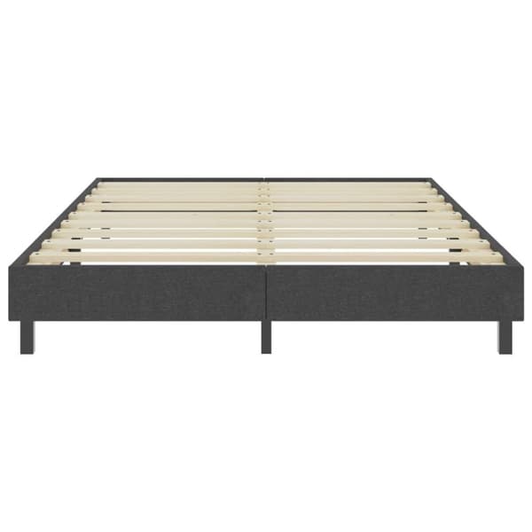 vidaXL sengestel til boxmadras 140x200 cm stof grå change1