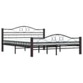 Miniatyrbillede 3 af 10: vidaXL sengestel sort metal 160 x 200 cm change1