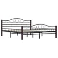Miniatyrbillede 4 af 10: vidaXL sengestel sort metal 160 x 200 cm change1