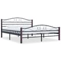 Miniatyrbillede 1 af 10: vidaXL sengestel sort metal 160 x 200 cm change1