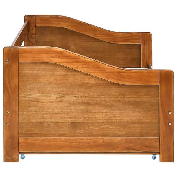 vidaXL Bäddsoffa ram furu honungsbrun 90x200 cm