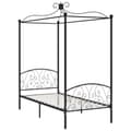 Miniatyrbillede 2 af 6: vidaXL sengestel til himmelseng 90 x 200 cm metal sort change1