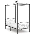 Miniatyrbillede 1 af 6: vidaXL sengestel til himmelseng 90 x 200 cm metal sort change1