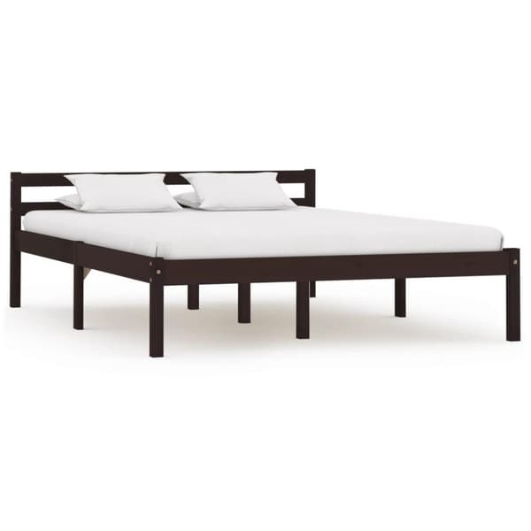 vidaXL Seng/Sengeramme hvit heltre furu 140x200 cm change1