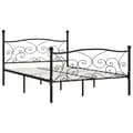 Miniatyrbillede 2 af 5: vidaXL sengestel med lamelbund 140 x 200 cm metal sort change1