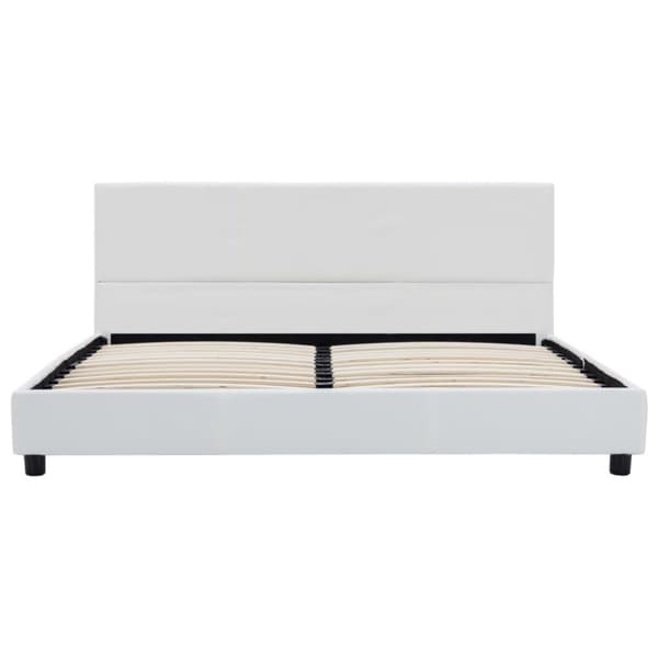 vidaXL sengestel 120x200 cm kunstlæder hvid change1