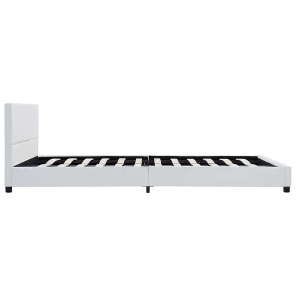 vidaXL sengestel 120x200 cm kunstlæder hvid change1