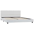 Miniatyrbillede 2 af 7: vidaXL sengestel 120x200 cm kunstlæder hvid change1