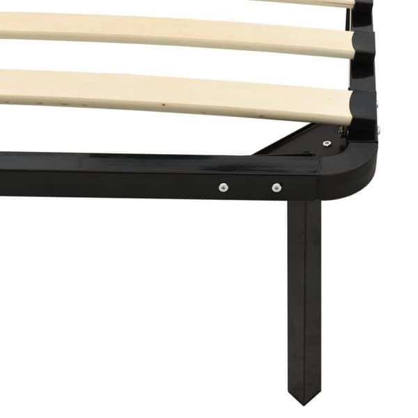 vidaXL Seng/Sengeramme svart metall 100x200 cm change1