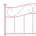Miniatyrbild 5 av 7: vidaXL Sängram rosa metall 90x200 cm