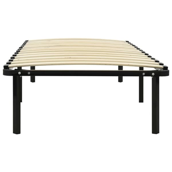 vidaXL Seng/Sengeramme svart metall 90x200 cm change1