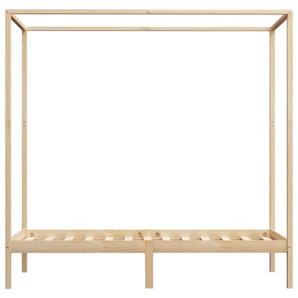 vidaXL Himmelsengeramme heltre furu 90x200 cm change1