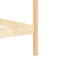 Miniatyrbilde 5 av 9: vidaXL Himmelsengeramme heltre furu 90x200 cm change1