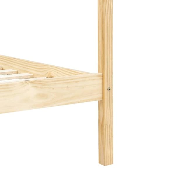 vidaXL Himmelsengeramme heltre furu 90x200 cm change1