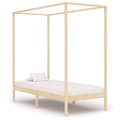 Miniatyrbilde 9 av 9: vidaXL Himmelsengeramme heltre furu 90x200 cm change1