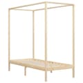 Miniatyrbilde 1 av 9: vidaXL Himmelsengeramme heltre furu 90x200 cm change1