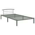 Miniatyrbilde 2 av 7: vidaXL Seng/Sengeramme grå metall 90x200 cm change1