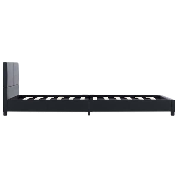 vidaXL sengestel 100x200 cm kunstlæder sort change1