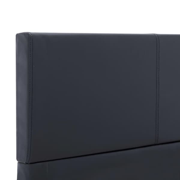 vidaXL sengestel 100x200 cm kunstlæder sort change1