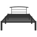 Miniatyrbilde 3 av 7: vidaXL Seng/Sengeramme svart metall 100x200 cm change1