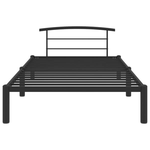 vidaXL Seng/Sengeramme svart metall 100x200 cm change1