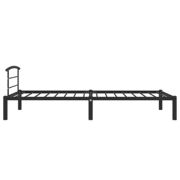 vidaXL Seng/Sengeramme svart metall 100x200 cm change1