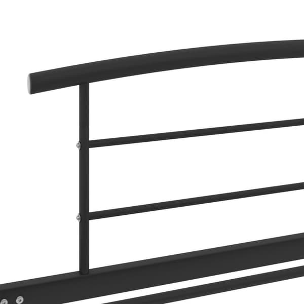 vidaXL Seng/Sengeramme svart metall 100x200 cm change1