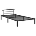 Miniatyrbilde 2 av 7: vidaXL Seng/Sengeramme svart metall 100x200 cm change1